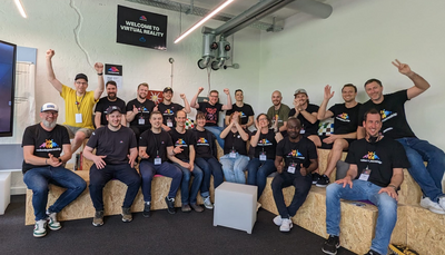 Gruppenfoto des robotspacehip Teams 