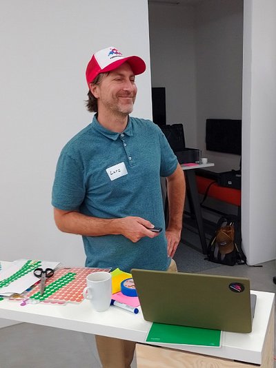 Lars Michaelis beim Design Thinking Workshop